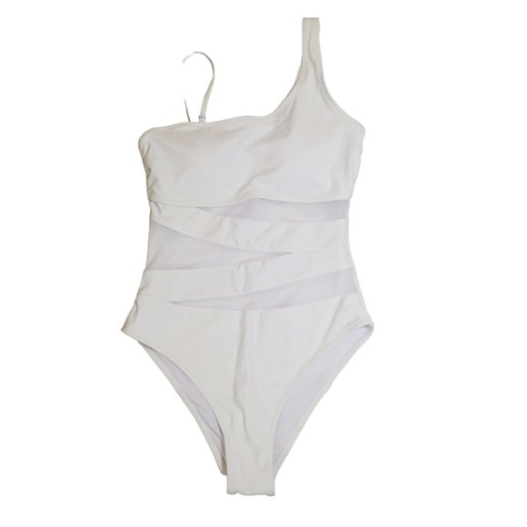 One Piece Asymmetric One Shoulder Swimsuit M *NWT* - Picture 7 of 10